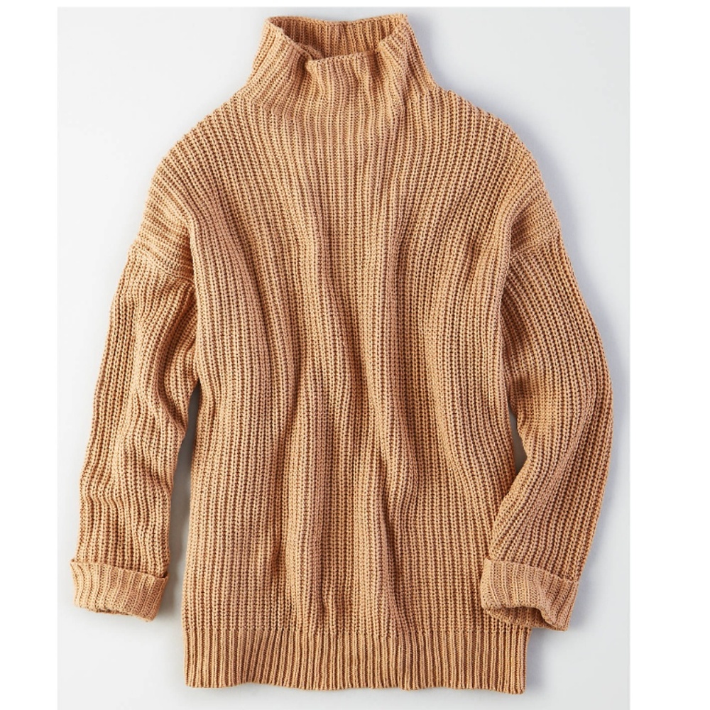 AE slouchy turtleneck sweater NWT